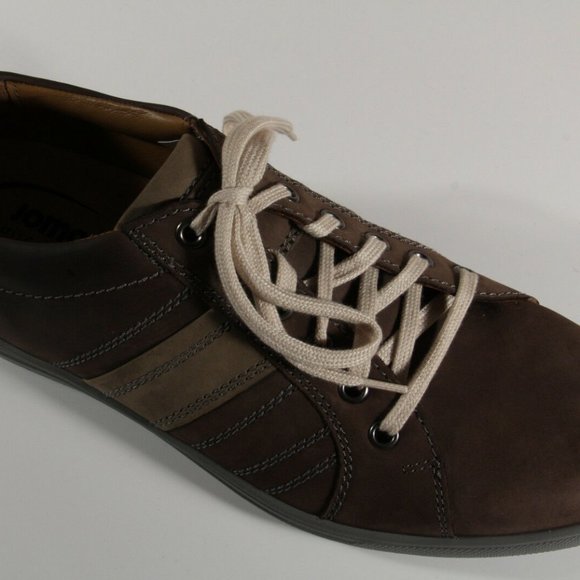 Jomos Aircomfort Men's Sneakers Trainers Shoe 314206 Braun Leather